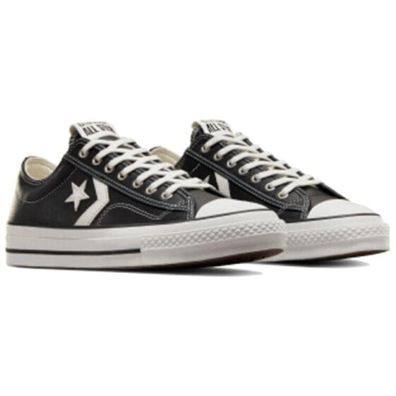 Кеды Converse Star Player 76 Fall Leather Black White A06204C