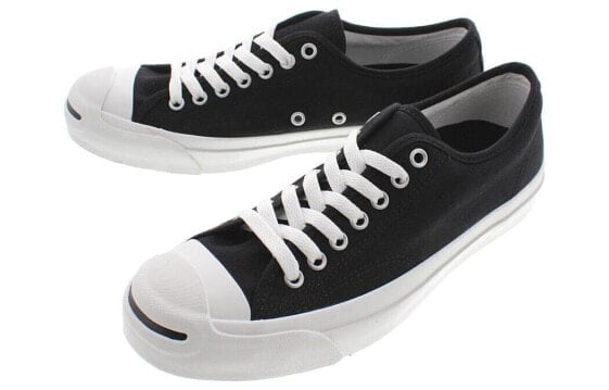Кеды Converse Jack Purcell Skateboard Shoes Women's Low-Top Black White 1R194