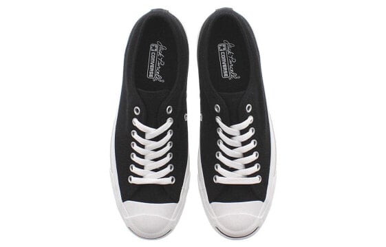 Кеды Converse Jack Purcell Skateboard Shoes Women's Low-Top Black White 1R194