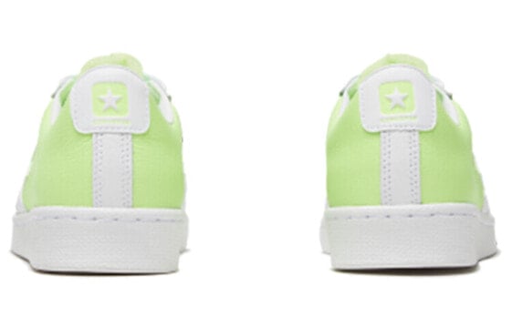 Кеды Pro Leather Converse Low 'White Ghost Green' 167591C