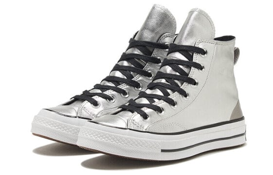 Кеды Converse Chuck Taylor All Star 70 Hi Diamond Metal Silver Women's 569432C