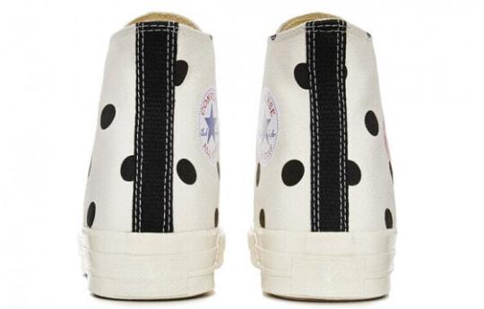 Кеды Converse Chuck Taylor All Star 70 Hi Comme Des Garcons Play Polka Dot White 157251C