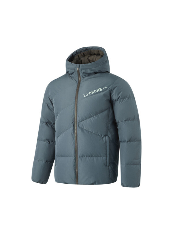 Пуховик спортивный мужской для фитнеса LiNing Fitness Series