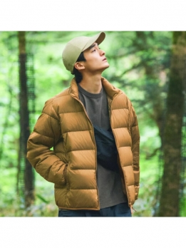 Пуховик мужской повседневный Uniqlo Light Umber