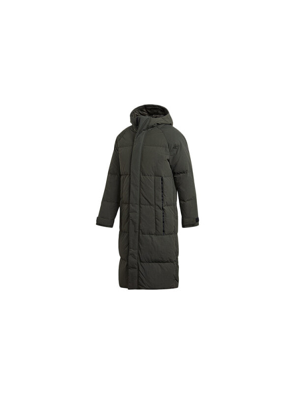 Пуховик мужской повседневный Adidas Deep Earthy Brown