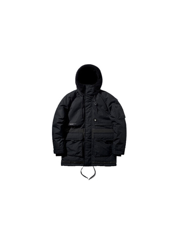 Куртка пуховая мужская повседневная li ning new standard black