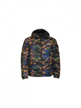 Пуховик унисекс черный The North Face 196571810145