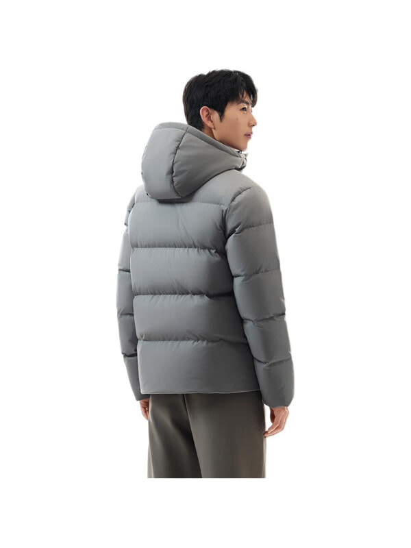 Anta Variety Training Collection Down Jacket Men's Dusty Gray