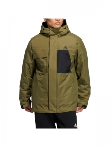 Куртка пуховая мужская для холодной погоды Adidas 3in1 Down Jacket