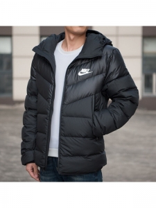 Куртка пуховая спортивная мужская с капюшоном Nike 194493948014