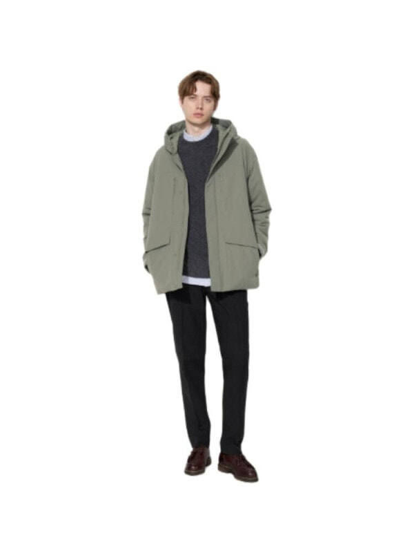 Куртка утепленная мужская для повседневной носки Uniqlo Dark Olive