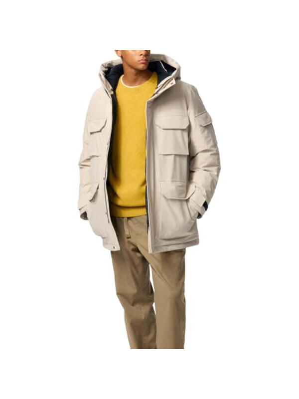 UNIQLO Down Jacket Men's Light Beige