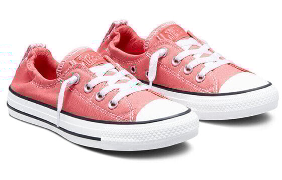 Кеды Converse Chuck Taylor All Star Canvas Shoes Women's Low-Top Pink White 571381C