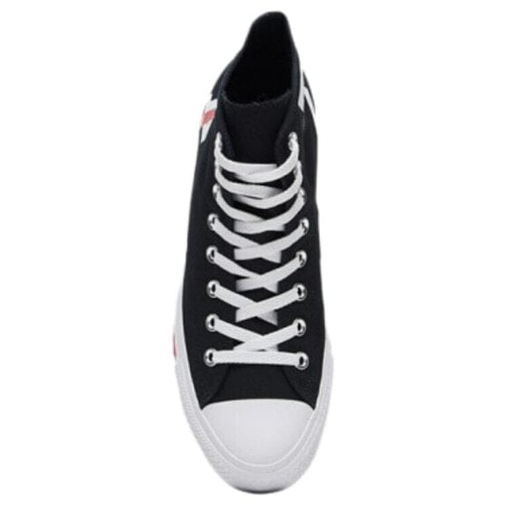 Кеды Converse All Star Canvas Shoes Unisex High-Top Black White Red 164685C