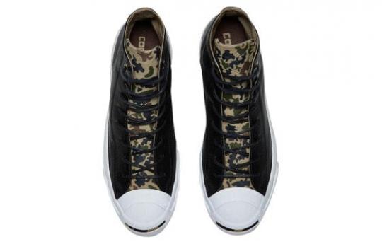 Кеды Converse Jack Purcell Canvas Shoes Unisex High-Top Black 160212C