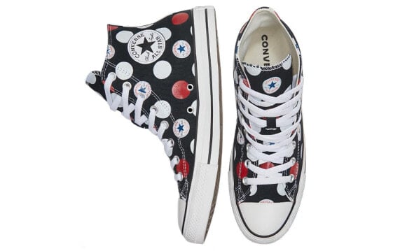 Кеды Converse Chuck Taylor All Star Canvas Shoes Unisex High-Top Polka Dot 167857C