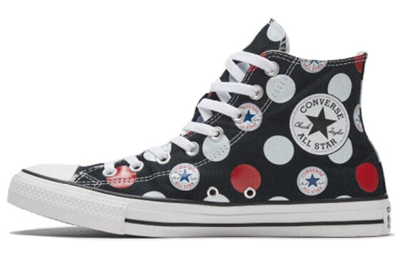 Кеды Converse Chuck Taylor All Star Canvas Shoes Unisex High-Top Polka Dot 167857C