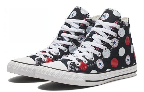 Кеды Converse Chuck Taylor All Star Canvas Shoes Unisex High-Top Polka Dot 167857C