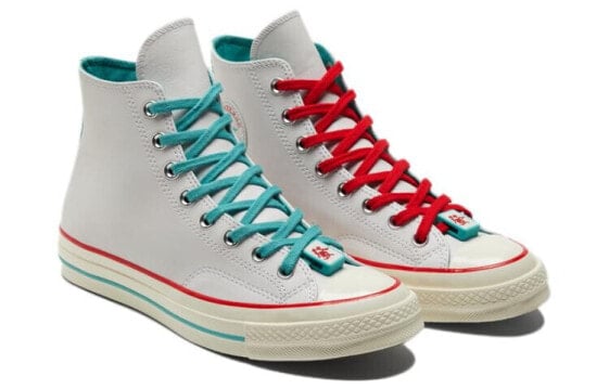 Кеды Converse Chuck Taylor All Star 1970s 'White Teal Red' 173202C