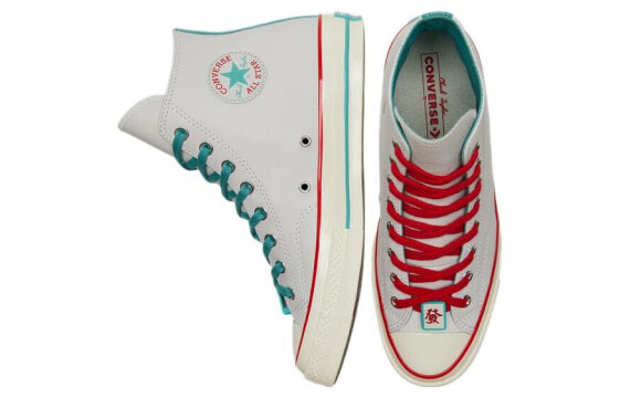 Кеды Converse Chuck Taylor All Star 1970s 'White Teal Red' 173202C