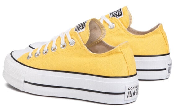 Кеды Converse All Star Lift Canvas Shoes Women's Low-Top Yellow White 568627C