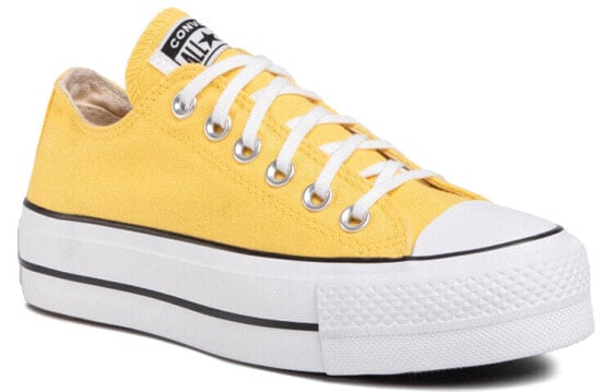 Кеды Converse All Star Lift Canvas Shoes Women's Low-Top Yellow White 568627C
