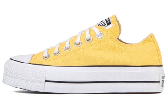 Кеды Converse All Star Lift Canvas Shoes Women's Low-Top Yellow White 568627C