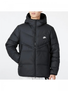 Пуховик унисекс повседневный Nike Warrior Black