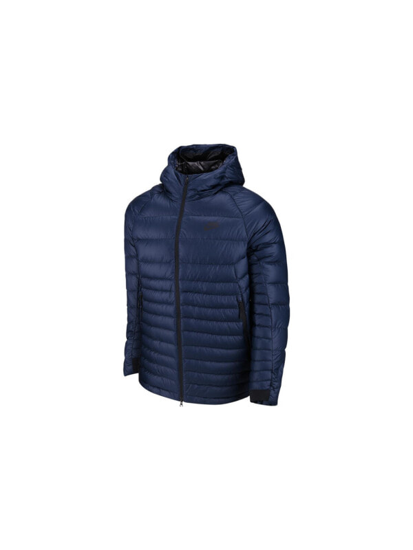 Куртка зимняя мужская на синтепоне nike sportswear hooded guild