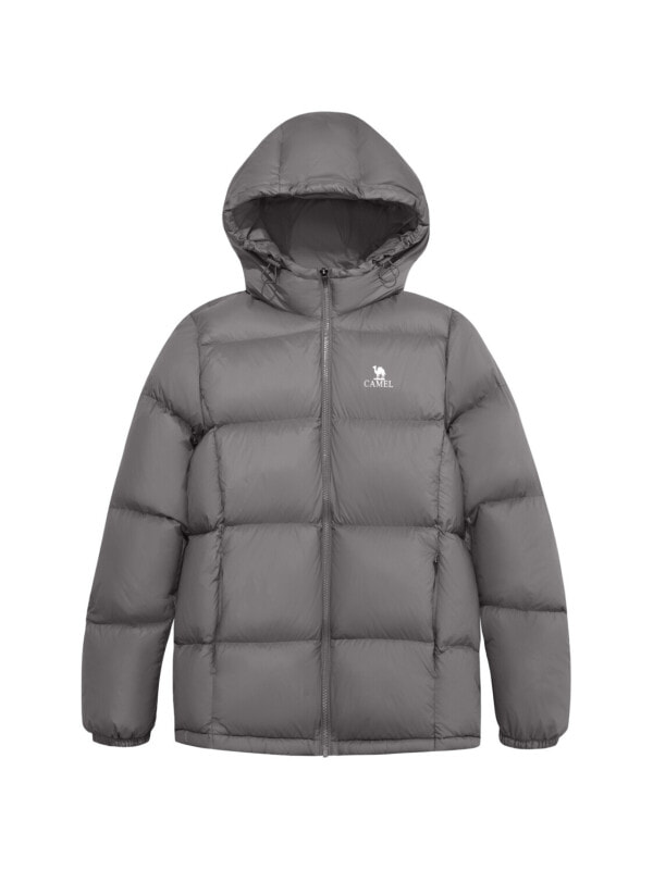 Пуховик универсальный мужской женский для холодной погоды Camel