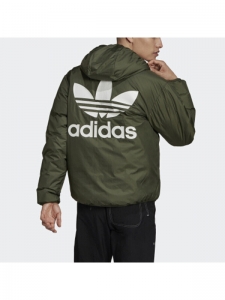 Куртка утепленная мужская повседневная adidas originals basic green