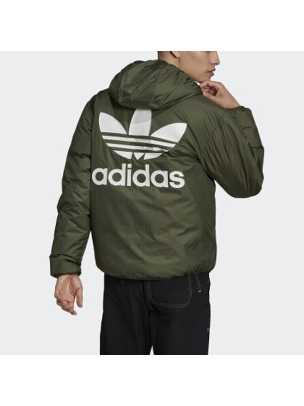 Куртка утепленная мужская повседневная adidas originals basic green
