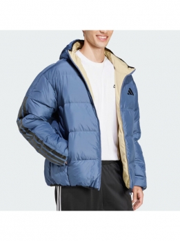 Куртка утепленная мужская для холодной погоды Adidas FW24 WINDRDY Reversible Down Jacket