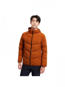Пуховик утепленный мужской для фитнеса LiNing Fitness Series Mumbai Umber