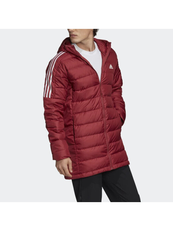 Пуховик мужской повседневный Adidas Red