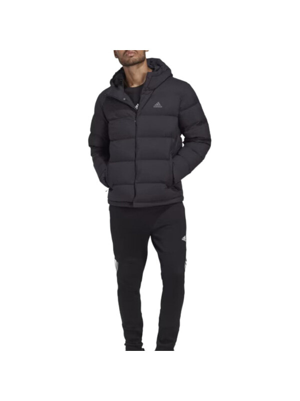 Куртка утепленная мужская для повседневной Adidas Helionic Hooded Down Jacket