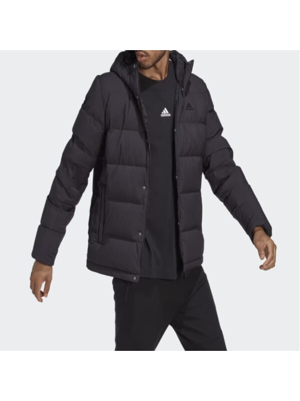 Куртка утепленная мужская для повседневной Adidas Helionic Hooded Down Jacket