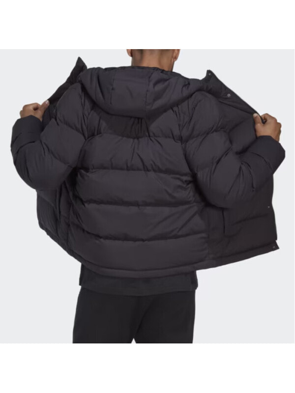 Куртка утепленная мужская для повседневной Adidas Helionic Hooded Down Jacket