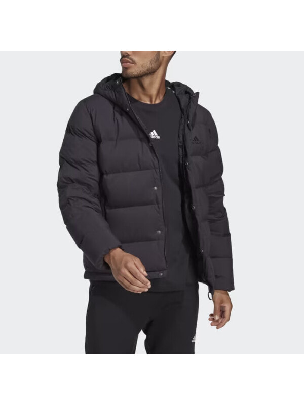 Куртка утепленная мужская для повседневной Adidas Helionic Hooded Down Jacket