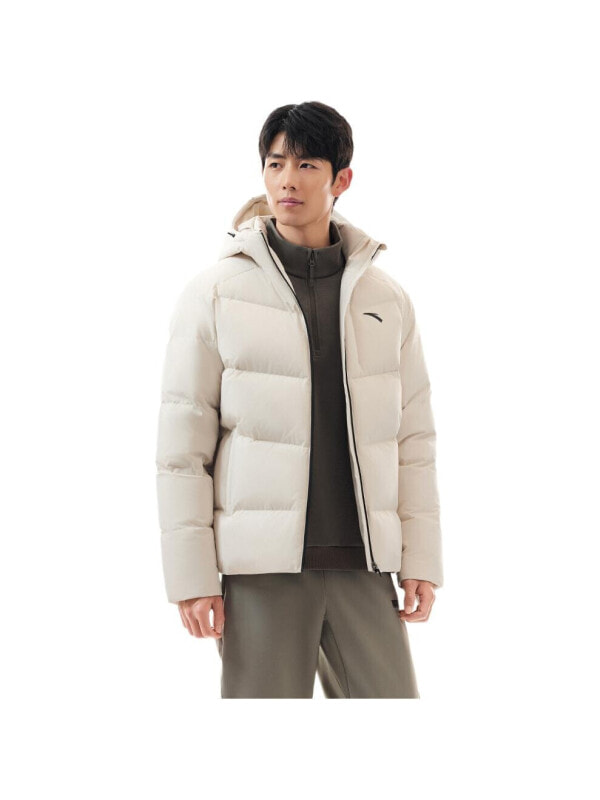 Anta Variety Training Collection Down Jacket Men's Wheat Grain Gray