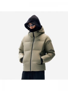 LiNing Fitness Series Down Jacket Men's Solo Green
