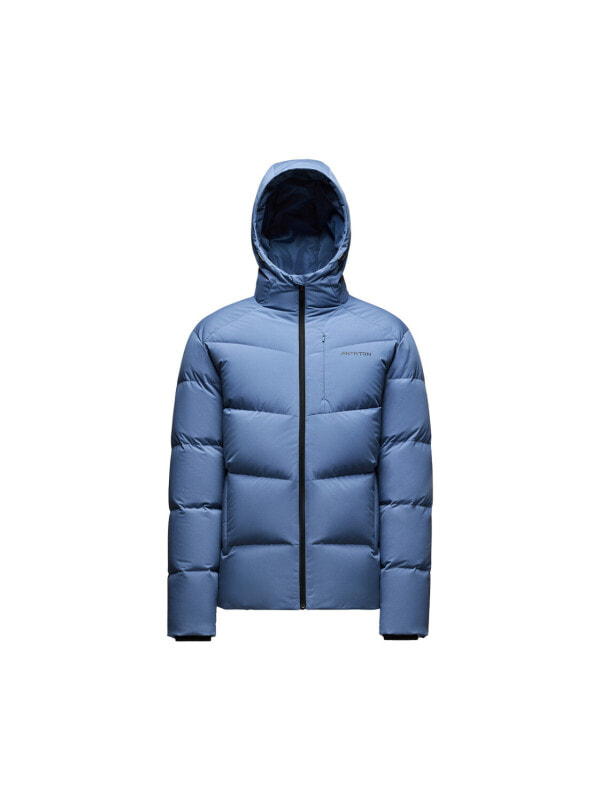 Пуховик мужской повседневный Anta Checkerboard Gray