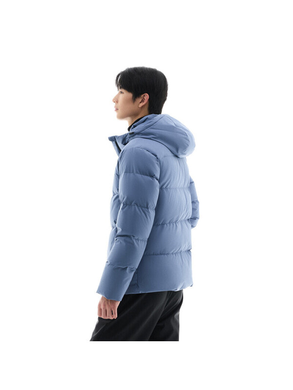 Пуховик мужской повседневный Anta Checkerboard Gray