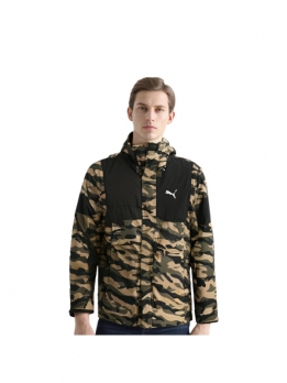 PUMA ProtectiveAOP DOWN JACKET Down Jacket Men's Black/Camouflage