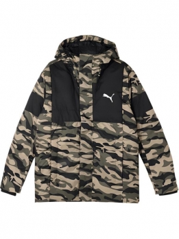 PUMA ProtectiveAOP DOWN JACKET Down Jacket Men's Black/Camouflage