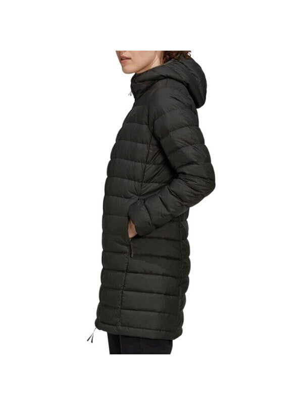 Пуховик женский повседневный Adidas Deep Earthy Brown