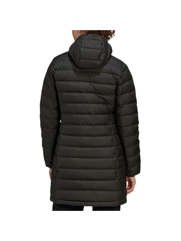 Пуховик женский повседневный Adidas Deep Earthy Brown