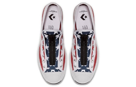 Кеды Converse Jack Purcell Zip Ox TakahiroMiyashita TheSoloist White Red 164836c