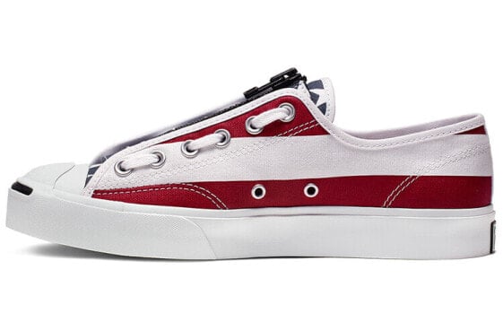 Кеды Converse Jack Purcell Zip Ox TakahiroMiyashita TheSoloist White Red 164836c