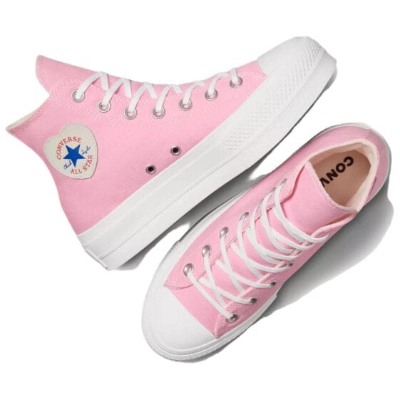 Кеды Converse Chuck Taylor All Star Canvas Shoes Unisex High-Top Pink White Blue Red A10084C